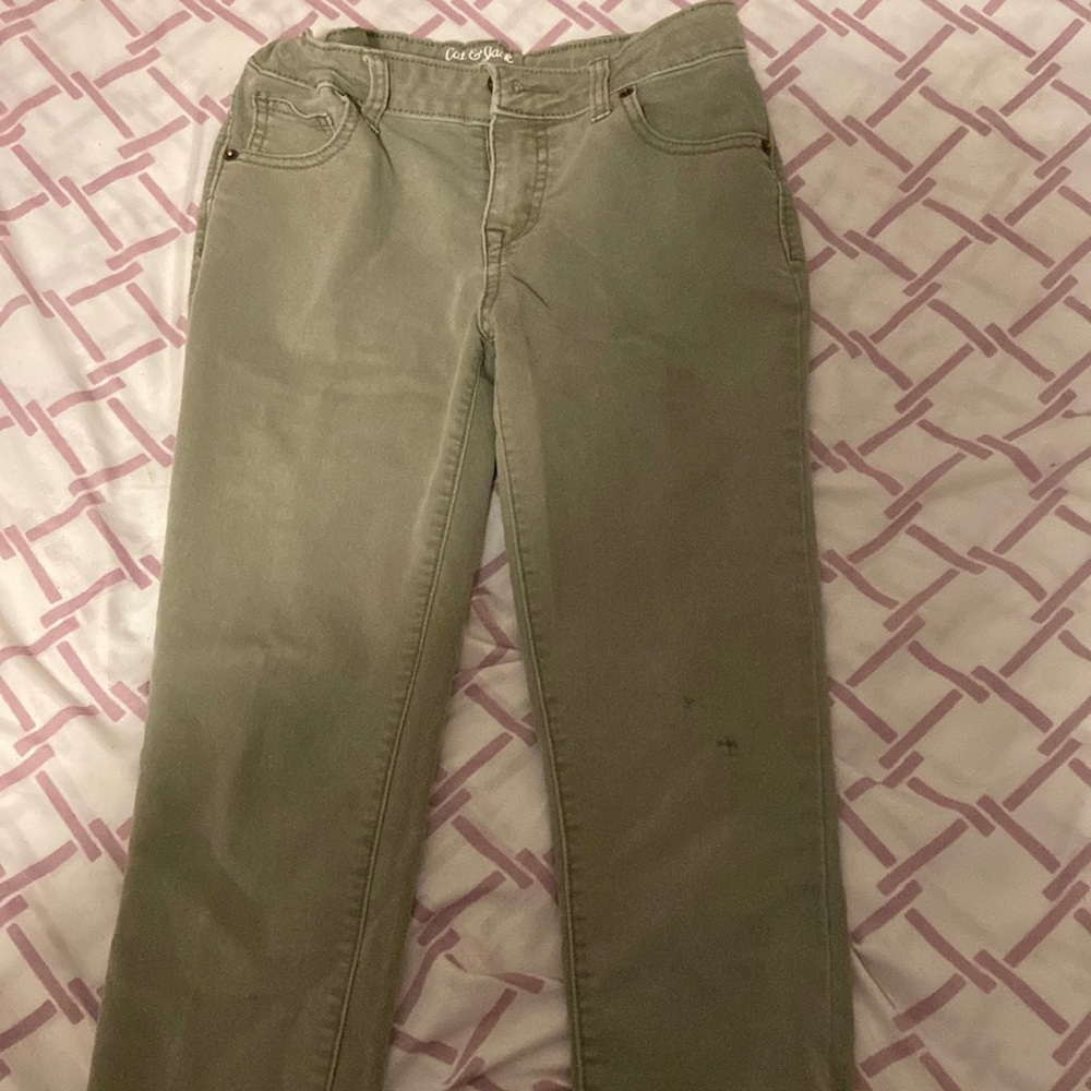 Green jeans